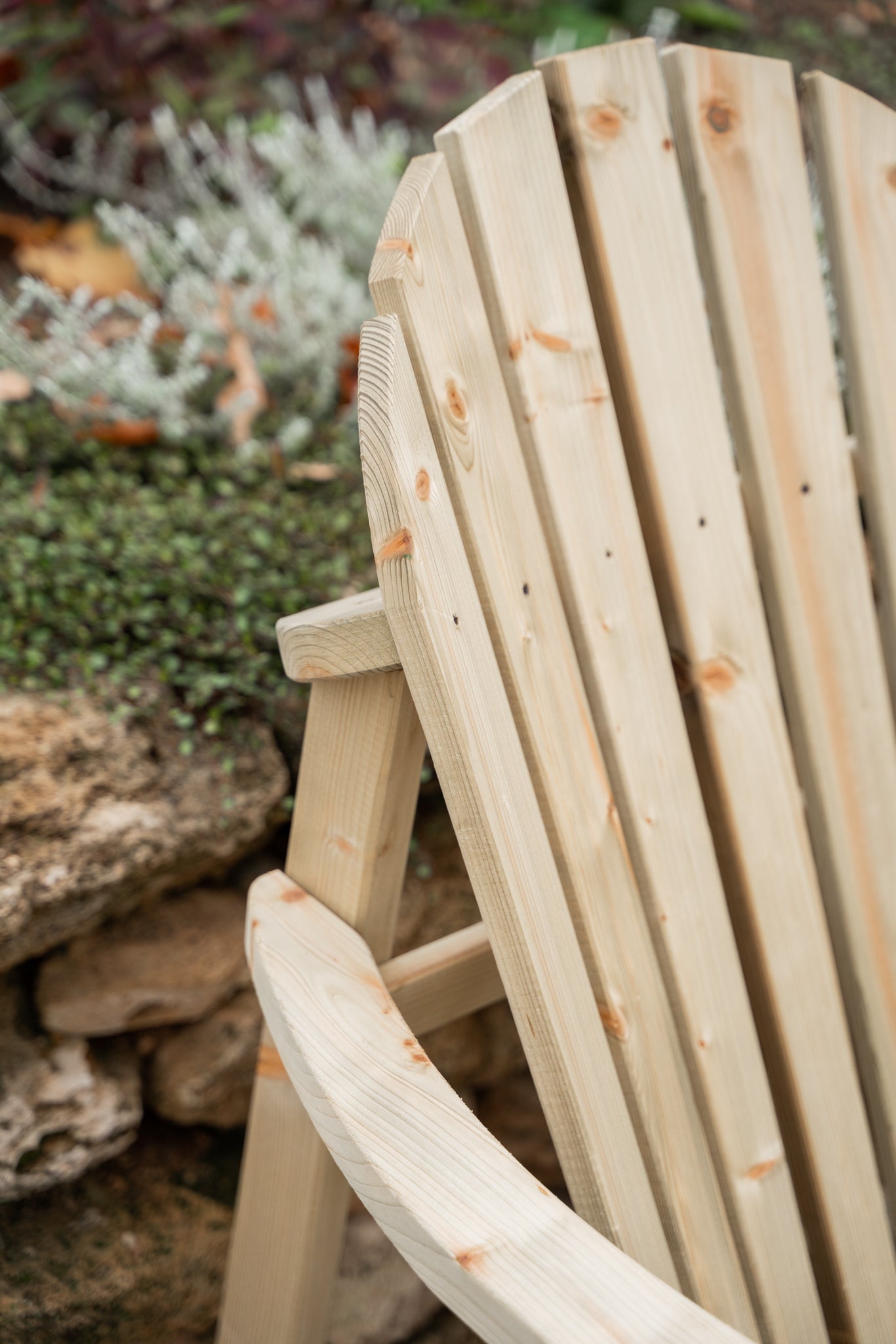 Double Adirondack relax garden bench