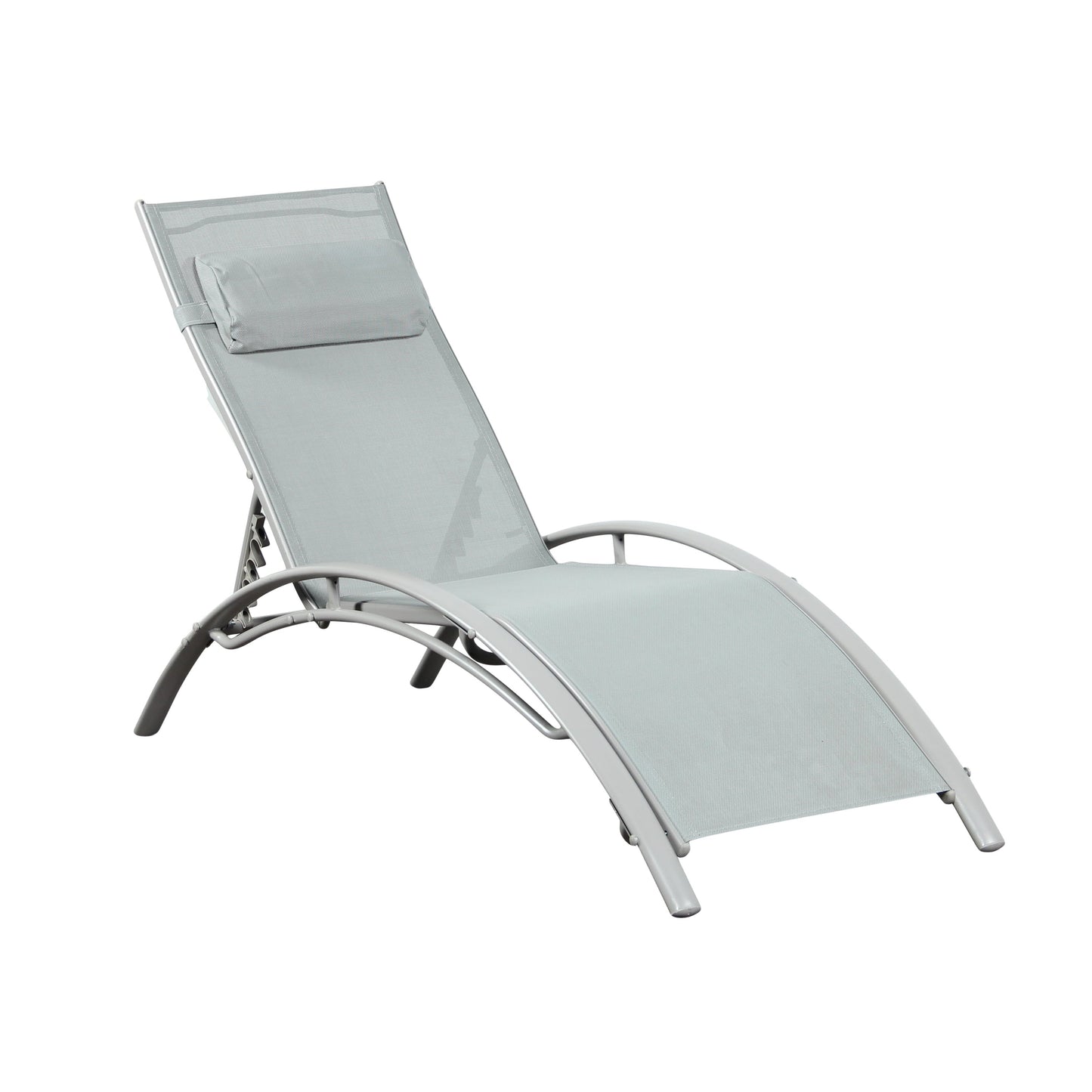 Pair of Bali Sun Loungers - Grey