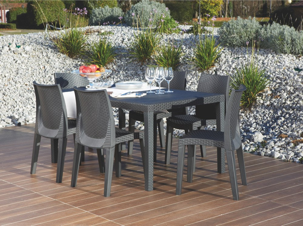 The Tuscany 6 seat Rattan dining set